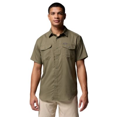 Columbia Utilizer II Solid Short-Sleeve Shirt 1577762397 Green L