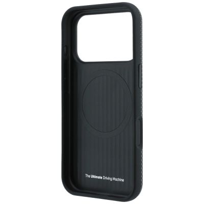 7. BMW M Quadrille Kevlar Tricolor Print Lines MagSafe Case for iPhone 18 Pro / 17 Pro - Dark Gray