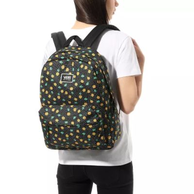 2. Vans Realm Classic Polka Ditsy School Backpack - VN0A3UI7VCY