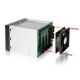9. IcyDock Mounting Plate 5x8.9cm SATAI-III in 3x5.25" MB155SP-B bk