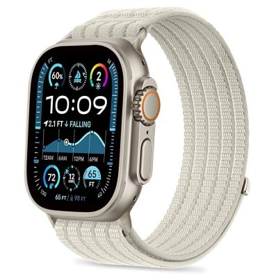 Tech-Protect Nylon Sport Strap for Apple Watch 44 / 45 / 46 / 49 mm - Beige