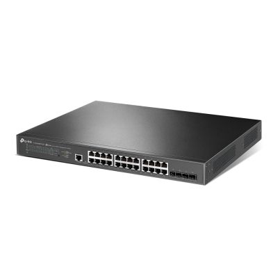 4. TP-Link JetStream TL-SG3428XPP-M2 Network Switch Managed L2+ 2.5G Ethernet (100/1000/2500) Supports PoE 1U Black