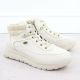 3. Women's leather waterproof boots cream Remonte Rieker D2V71-80