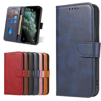 9. Magnet Case elegant case cover with a flap and stand function for Samsung Galaxy A73 blue