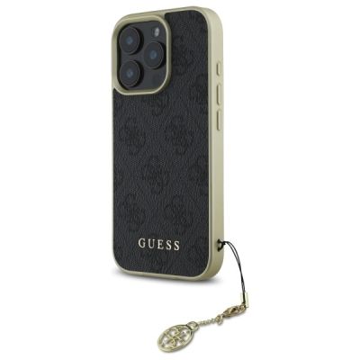 2. Guess 4G Charms Collection case for iPhone 16 Pro Max - black