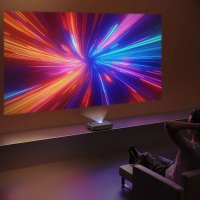 16. Yaber K300s Multimedia Laser RGB FullHD 1080p Projector with JBL Speakers - Black