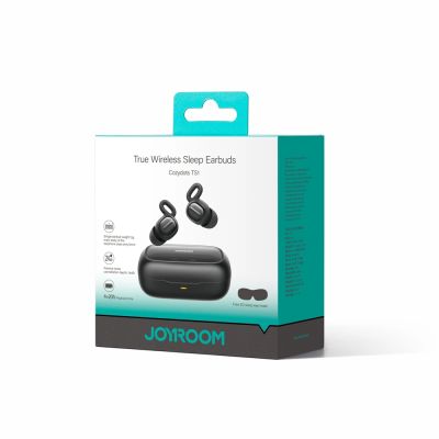6. Joyroom JR-TS1 Cozydots Series Wireless TWS Headphones for Sleeping ANC Bluetooth 5.3 - Black
