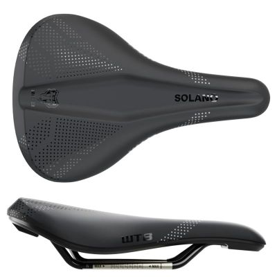 2. WTB SOLANO Titanium wide saddle