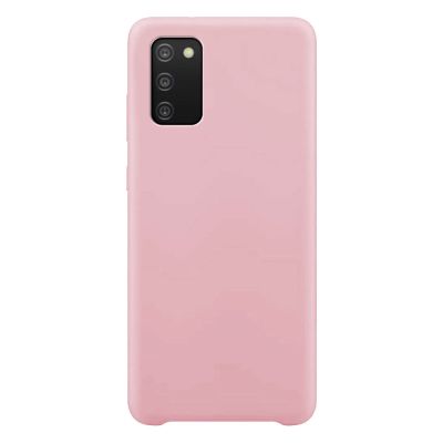 2. Silicone Case Soft Flexible Rubber Cover for Samsung Galaxy A03s pink