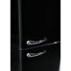 3. Ravanson LKK-250RB 250l Retro Refrigerator | LED lighting | Vintage style | 545 x 585 x 182 mm | Black