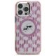 3. Karl Lagerfeld IML Monogram Karl & Choupette Head MagSafe iPhone 16 Pro Case - Pink
