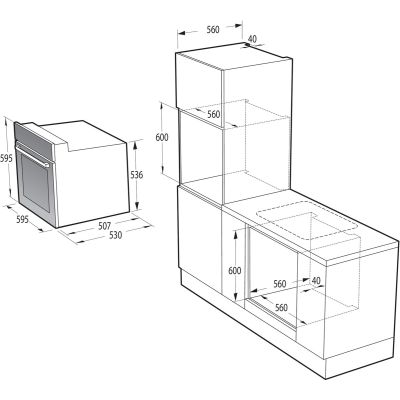 4. GORENJE BO6635E01BG oven