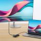 10. Baseus Lite Series multifunctional USB Type C HUB - 2 x USB 3.0 / USB Type C / HDMI 1.4 / SD/TF OTG black (WKQX050001)