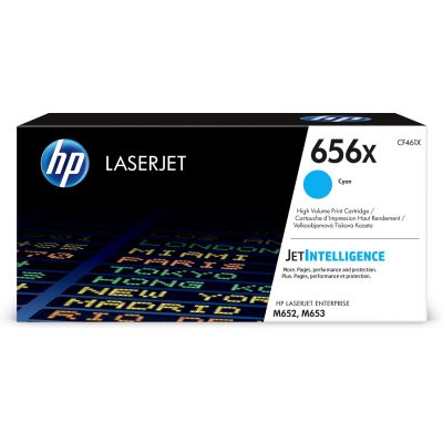 11. HP 656X High-Capacity Cyan Original LaserJet Toner Cartridge
