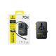 6. Baseus EnerCore CG11 70W 6-in-1 Travel Adapter with Retractable USB-C Cable - Black