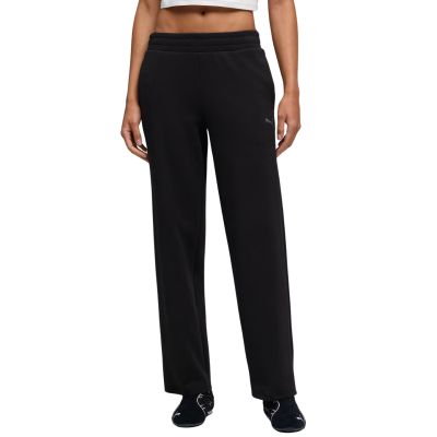 Puma ESS Elevated Straight Leg Women's Pants Black 691817 01