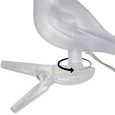 13. SOLAR LAMP GARLAND GARDEN PARTY LIGHT BIRDS 5LED