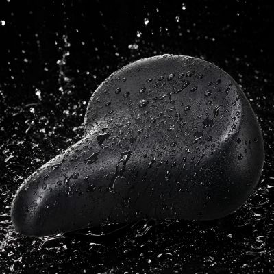 4. ENERO BLACK WIDE CITY BICYCLE SADDLE