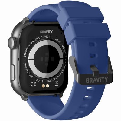 9. Men's Smartwatch GRAVITY GT28-3 Strap + Bracelet Navy Blue Black