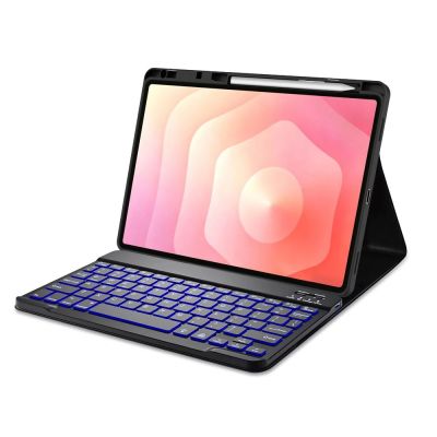 2. Tech-Protect SC Pen Case + Bluetooth Keyboard for Samsung Galaxy Tab S12+ 12.4" X840 / X846B - Black