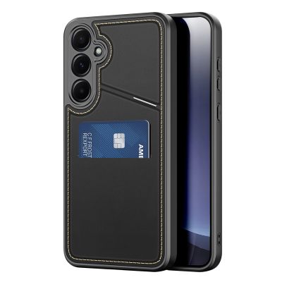 13. Dux Ducis Rafi II Case for Samsung Galaxy S25 with Stand and Wallet - Black