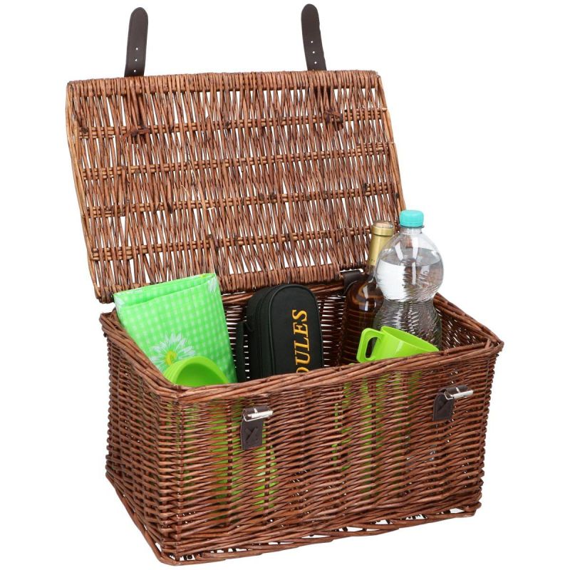 43. WICKER BICYCLE BASKET FOR THE FRONT 45x30x25cm BICYCLE GEAR