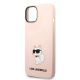 6. Karl Lagerfeld KLHCP14MSNCHBCP iPhone 14 Plus 6.7" hardcase pink/pink Silicone Choupette