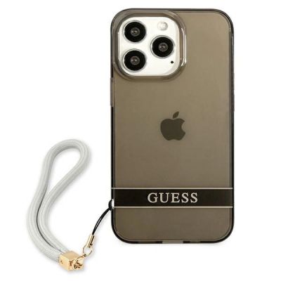 3. Guess GUHCP13LHTSGSK iPhone 13 Pro / 13 6.1" black/black hardcase Translucent Stap
