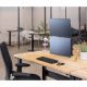 6. Fellowes Ergonomics Dual Vertical Monitor Arm - Platinum Series