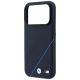 6. BMW M Tire Track Blue Line MagSafe Case for iPhone 17 Pro Max / 18 Pro Max - Navy Blue