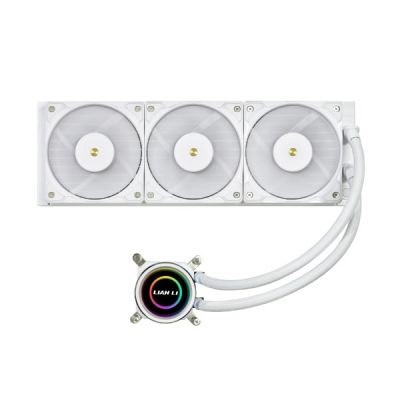 5. Lian Li GALAHAD II 360 Trinity Performance Complete Water Cooling - White