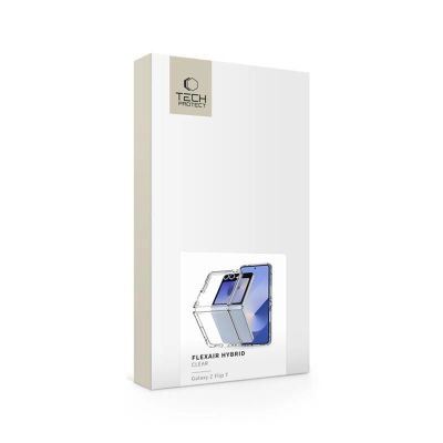 4. Tech-Protect FlexAir Hybrid Case for Samsung Galaxy Z Flip 7 - Transparent