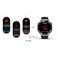16. VELTORI VT100-1 Smartwatch + Black Silicone Strap + Black Eco Leather