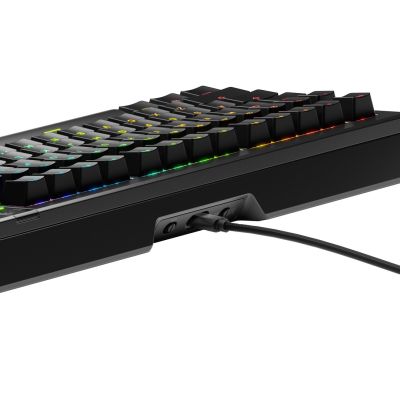 3. Glorious Gaming GMMK 3 PRO 75% Prebuilt USB Keyboard QWERTY US English Black