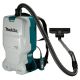 2. MAKITA 2x18V DVC660Z 6L backpack vacuum cleaner
