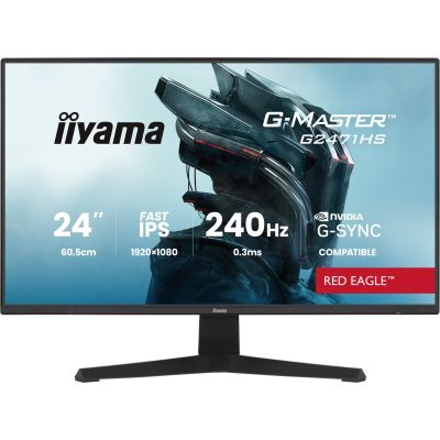 11. IIYAMA LED Fast IPS MONITOR 23.8" G2471HS-B1 Red Eagle 240Hz