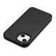 11. iCarer Case Leather cover for iPhone 14 Plus genuine leather case black (compatible with MagSafe)