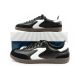 10. Skechers Kickoff women's sports shoes sneakers black leather
