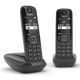 2. Gigaset AS690 Duo Analog/DECT Phone Caller Name and ID Black