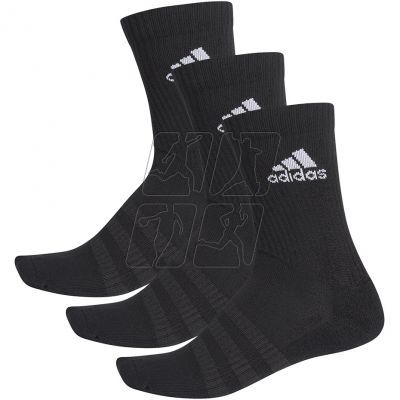 2. Adidas Cushioned Crew 3PP DZ9357 socks