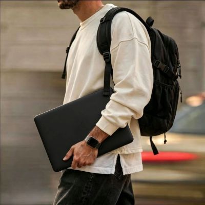 5. Tech-Protect Softshell Case for MacBook Air 15 2023 / 2024 / 2025 / 2026 - Matte Black