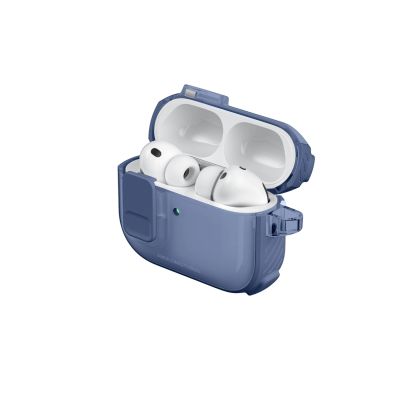 11. AmazingThing Titan Pro Mag Case Clear for AirPods Pro 3 - Blue