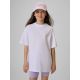 Girls' loose plain T-shirt 4F 4FJRSS26TTSHF3984-11S