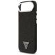 6. Guess Glitter Triangle Logo MagSafe Case for iPhone 17 Air - Black