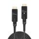 LINDY Micro-HDMI Hybrid Fiber Optic Cable 18G 10m