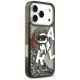 4. Karl Lagerfeld Liquid Glitter Choupette Logo MagSafe Case for iPhone 17 Pro - Black