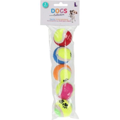 4. TENNIS BALL FOR DOGS 5 PCS