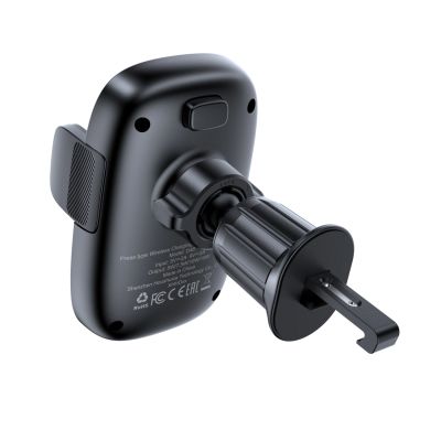 2. Acefast D48 Car Air Vent Mount with Wireless Charger - Black