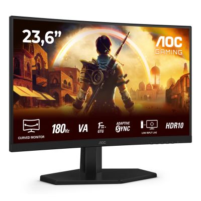 2. AOC G4 C24G42E Computer Monitor 59.9 cm (23.6") 1920 x 1080 px Full HD LED Black, Red
