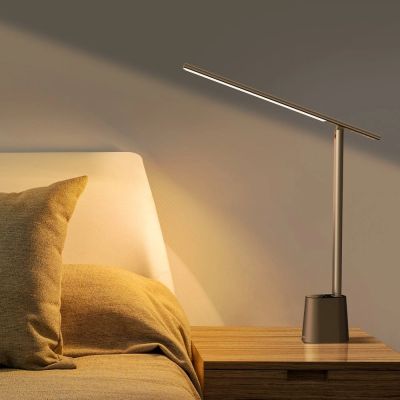 9. Baseus Smart Eye wireless LED desk lamp with battery 2200 mAh gray (DGZG-0G)